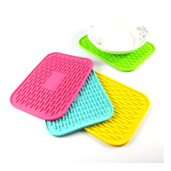 

500Pcs/Lot Silicone Kitchen Trivet Pot Pan Straightener Holder Mat Heat Non Slip Resistant