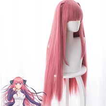 Gotoubun no Hanayome Nino Nakano Косплей парики волосы длинные прямые Nino Nakano парик Хэллоуин Карнавальные парики