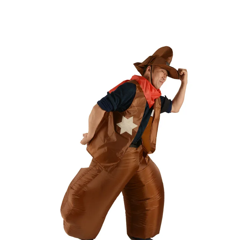 2019 Halloween Inflatable Cowboy Costume For Adult Men And Women Cowgirl  Ole Cow Cosplay Funny Dress Blow Up Suit Birthday Gifts - Cosplay Costumes  - AliExpress