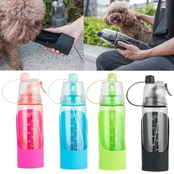 

Portable Dog Water Bottle Silicone Human Dog Travel Bowl Pet Water Dispenser Outdoor