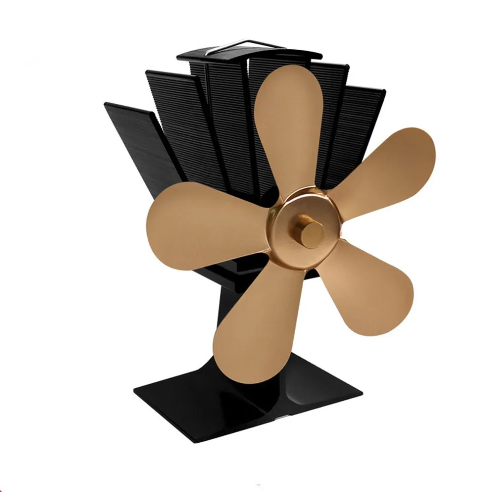 2504 Blades Heat Powered Stove Fan Home Silent Heat Powered Stove Fan Ultra Quiet Wood Stove Fan Fireplace Fan