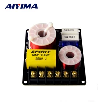 2Pcs Speaker Frequency Divider 2 Way 2 Unit HiFi Speaker Frequency Divider Crossover Filters