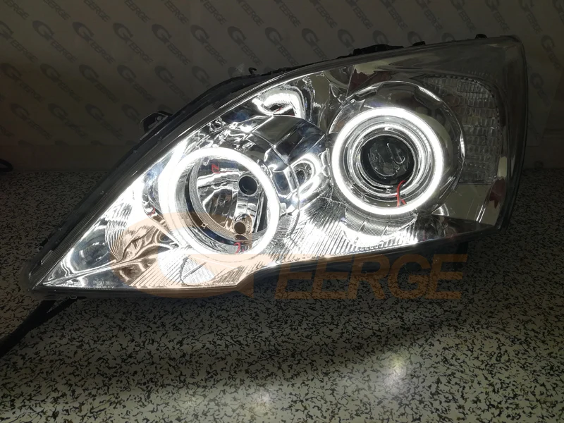 smd led angel eyes HONDA CR-V CRV 2010 2011 PROJECTOR HEADLIGHTS(4)