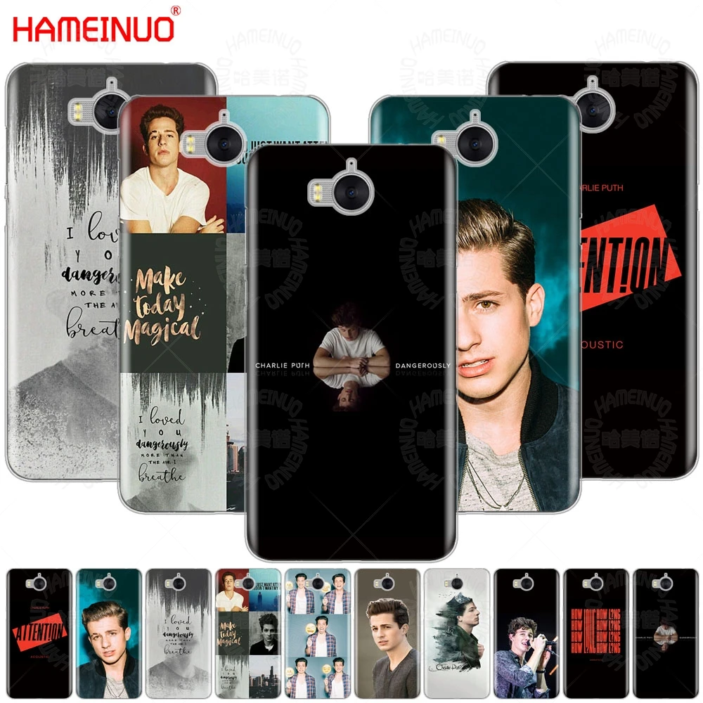 HAMEINUO Charlie Puth cell phone Cover Case for huawei honor 3C 4X 4C 5C 5X 6 7 Y3 Y6 Y5 2 II Y560 Y7 2017 | Мобильные телефоны и