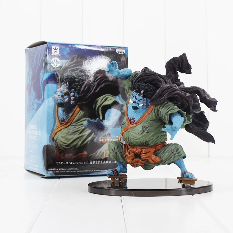 

17cm One Piece Jinbe Figure Toy Fishman Jinbe Scultures Big Sun Pirates Combat Ver Model Doll