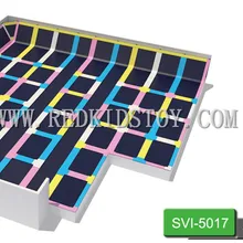 Закрытый Батутный парк развлечений для детей и взрослых CE сертифицированный HZ-LG031