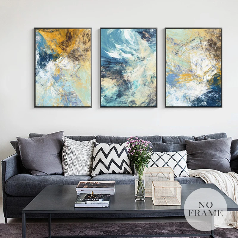 

Triptych Nordic Red Umbrella Tree Road Canvas Painting Seaside Landscape Wall Art Picture For Living Room Abstract Poster Print