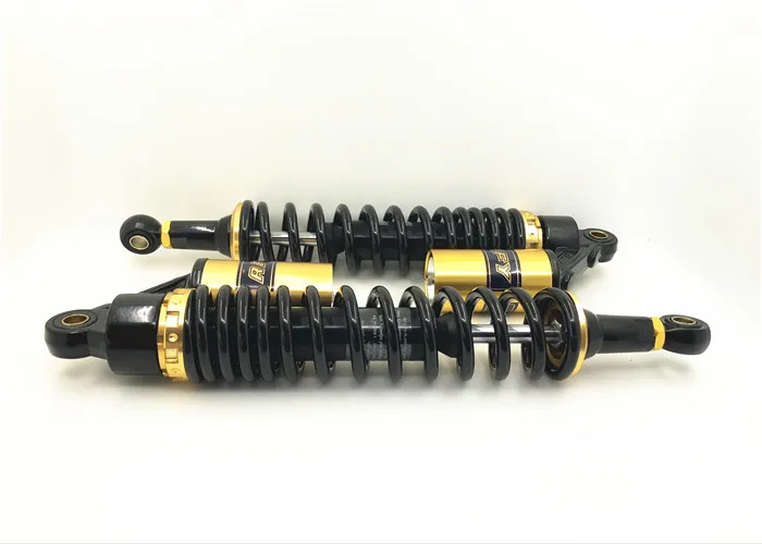 

RFY Universal 15 3/4 "400mm Spring 8mm Motorcycle Air Shock Absorber Rear Suspension for Yamaha Scooter ATV Quad Black + gold