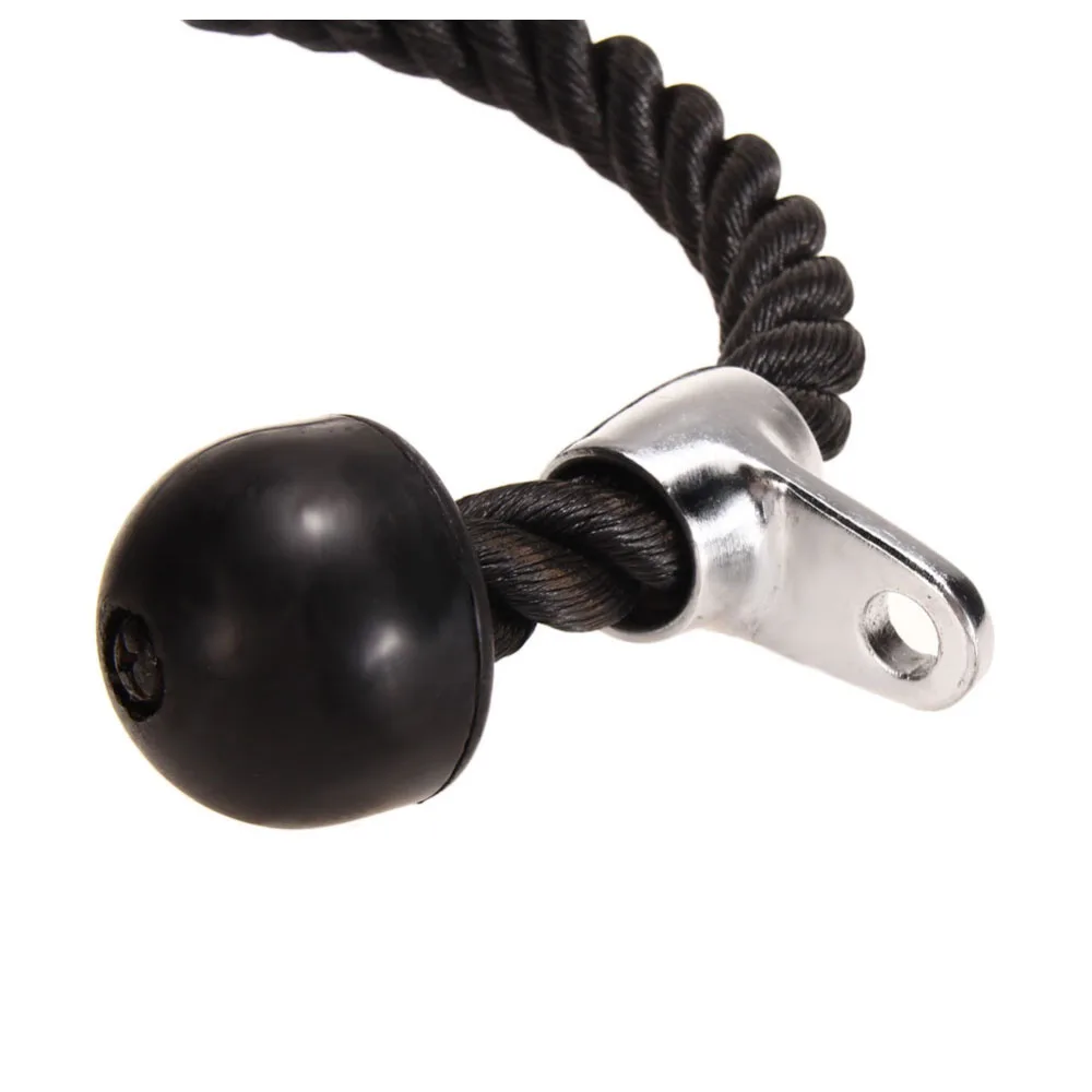 Tricep Rope Abdominal Crunches Cable Attachment Pull Down Laterals Biceps Training Fitness Equipment Body Building Gym