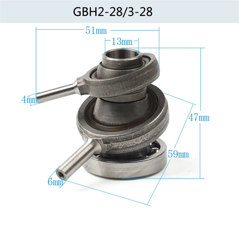 Electric hammer double swing bearing, Bearing accessories for Bosch GBH2-28 GBH3-28, Power tool accessories