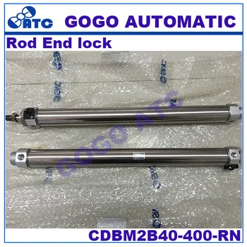 

High quality double acting pneumatic cylinder stainless steel 40mm bore 400mm stroke CDBM2B40-400-RN with Rod End lock cylinder