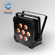 28X Лот Раша Quad 7 шт.* 10 Вт RGBA/RGBW 4in1 DMX512 LED-Телевизор с номинальной свет led slim par свет дешевые свет этапа