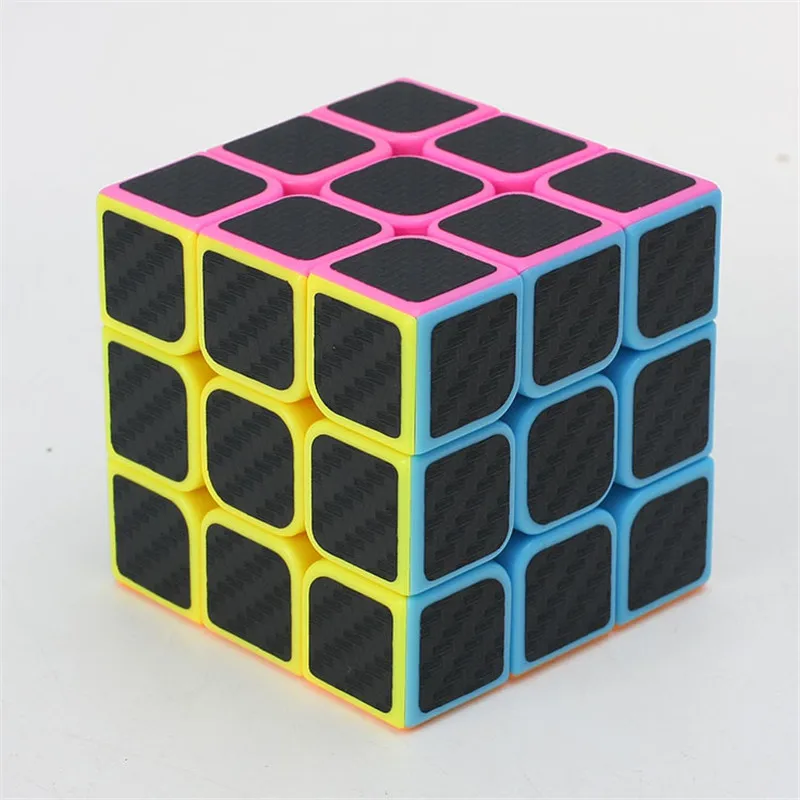 

3x3x3 Professional Competition Magic Cube Speed Twist Puzzle Cube Durable Carbon Fiber Smooth Stickless Magic Cube Toys For Kids