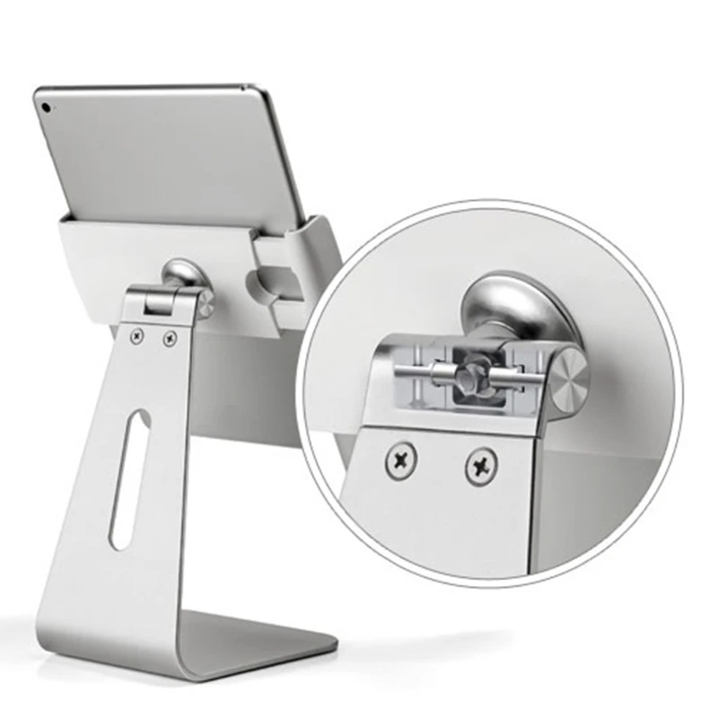 

Stylish Elegant Desktop Mount Aluminum Stand Holder For 7-13 Inch Tablet PCs