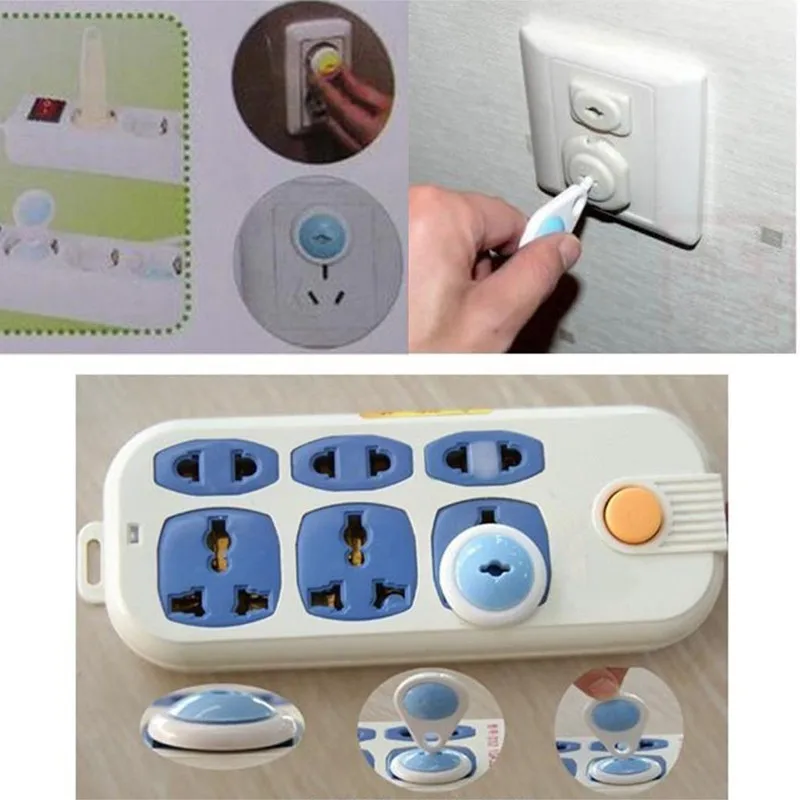 Gates Doorways Safety Mother Kids Electrical Safety 6 1 PC lot 2 Plug Baby Child Infant