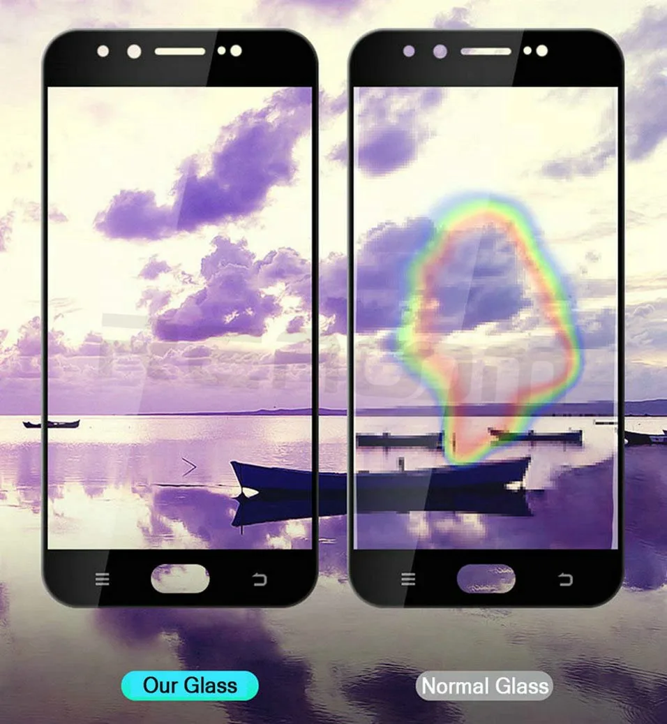 Reaoom 9H 5D Phone Screen Protector for Samsung Galaxy A8 2018 Glass Clear Dispaly Film for Samsung Galaxy A530f Tempered Glass  (11)