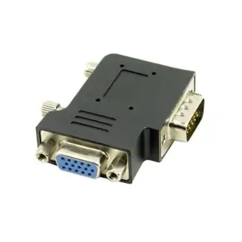 

Cable Vertical Flat Left Angled 90 Degree VGA SVGA Male To Female Extension Adapter