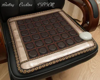 

Free shipping Jade cushion germanium cushion heated seat cushion jade nice bottom pad health care 45*45CM
