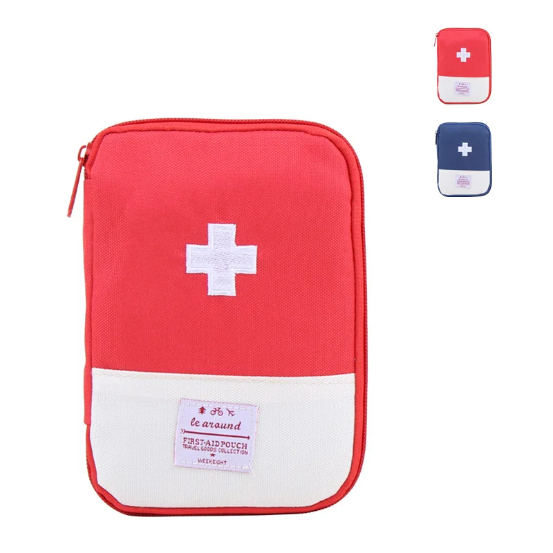 Empty First Aid Bag Houshold Aid Pouch Mini Kit Storage Travel Portable
