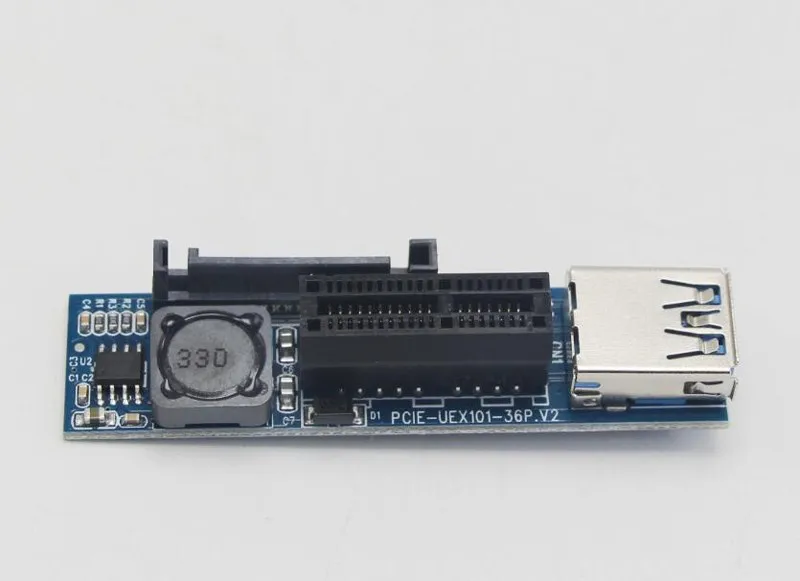 Адаптер расширения PCI E Express 1X до карта USB 3 0 кабель SATA питания для майнинга