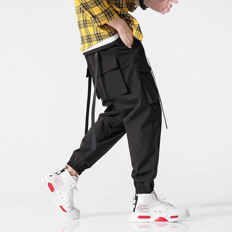 Men Sweatpants Loose Men Cargo Pants Hip Hop Sportswear Track Harem Pants Male Streetwear Harem Pant 4XL 5XL