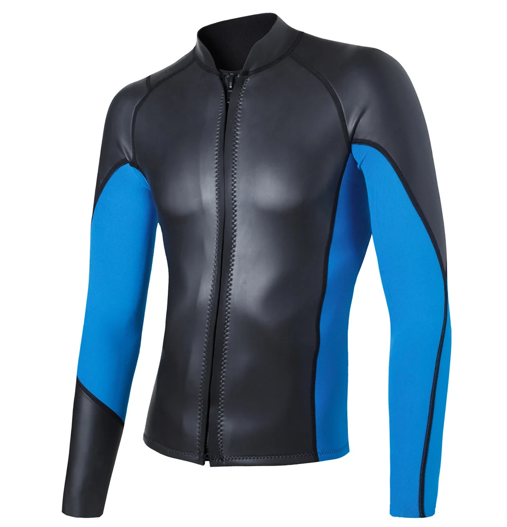 

Adult 3mm Wetsuits Jacket Long Sleeve Neoprene Wetsuits Top