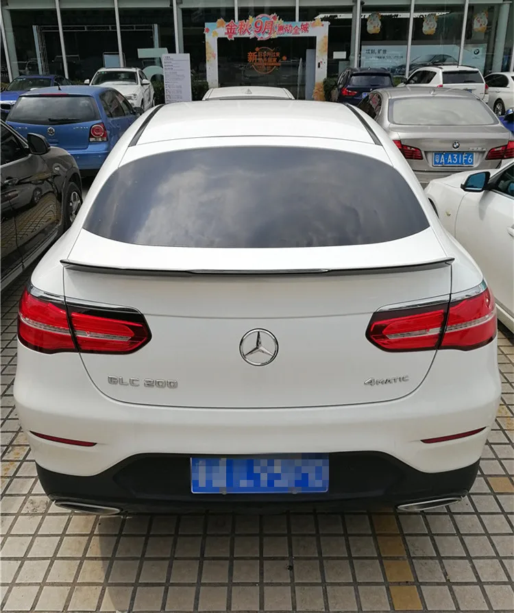 Для Benz glc coupe спойлер- Высококачественный ABS Материал заднее крыло автомобиля праймер цвет задний спойлер