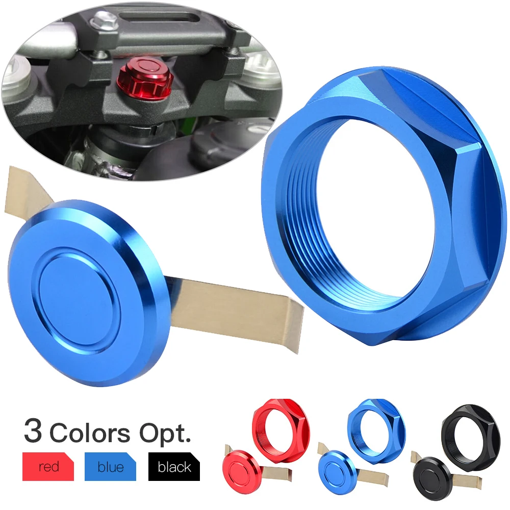 

NICECNC Steering Stem Nut Cap Cover For Husqvarna WR125 TC250 TE250 SM250R WR 125 TE TC 250 SM 250R 2008-2013