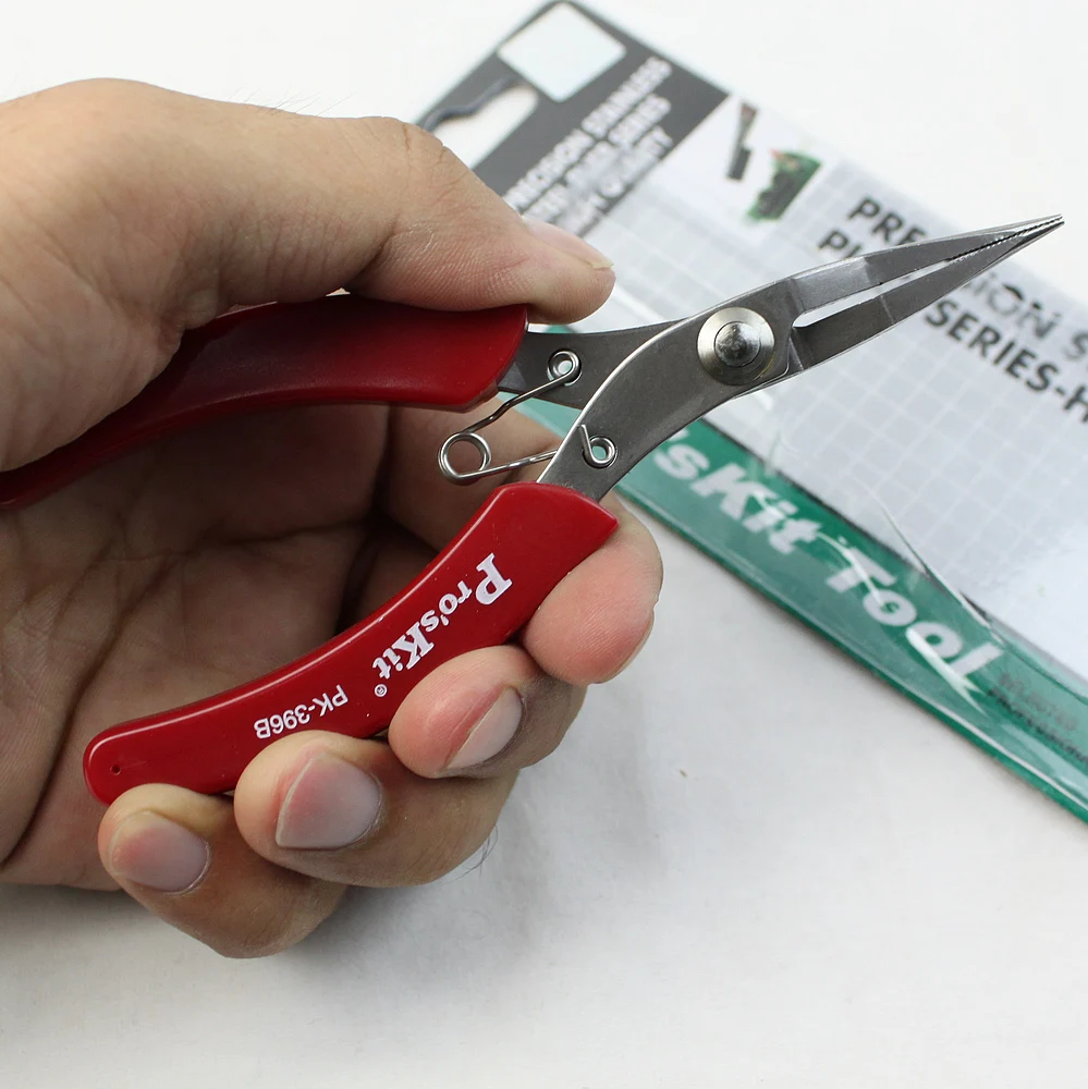 

Proskit 1pk-396b Long Nose Plier (130mm) Wire Cutter Cutting Nipper Hand Tools
