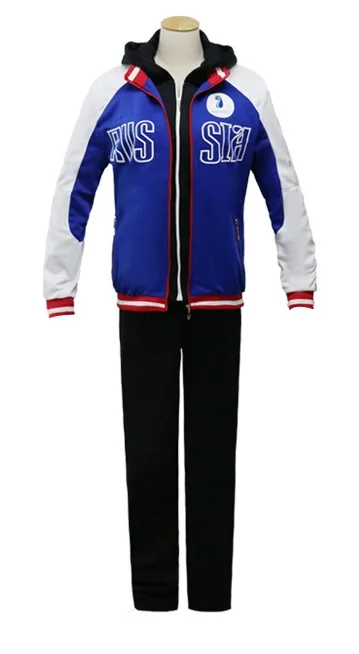 Yuri Coat Top Pants Аниме Юри! На льду костюм для косплея «Yuri Katsuki», «Victor Nikiforov», «Yuri plisetsy», высококачественные куртки, худи, штаны - Цвет: Yuri Coat Top Pants