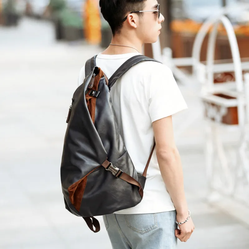 

Tidog New men's backpack Japan and South Korea fashion backpack