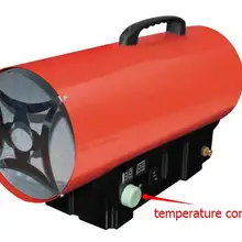 15 кВт газовый промышленный нагреватель, газовый портативный тепловой нагреватель с регулятором температуры, нагреватель с термостатом для зеленого дома