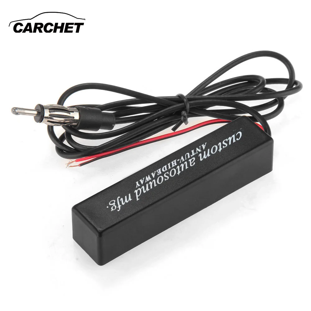 

CARCHET Car Amplifier Hidden Antenna Radio AM FM Signal Reception Amplifier Amp Booster 12V Universal for all Cars