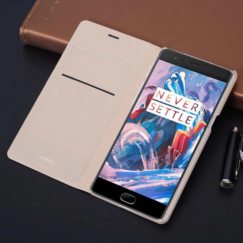 ضئيلة محفظة جلدية حالة فليب غطاء مع بطاقة حامل الهاتف حمل حقيبة قناع ل Oneplus 3 واحد زائد ثلاثة A3000 3 طن T A3003 A3010