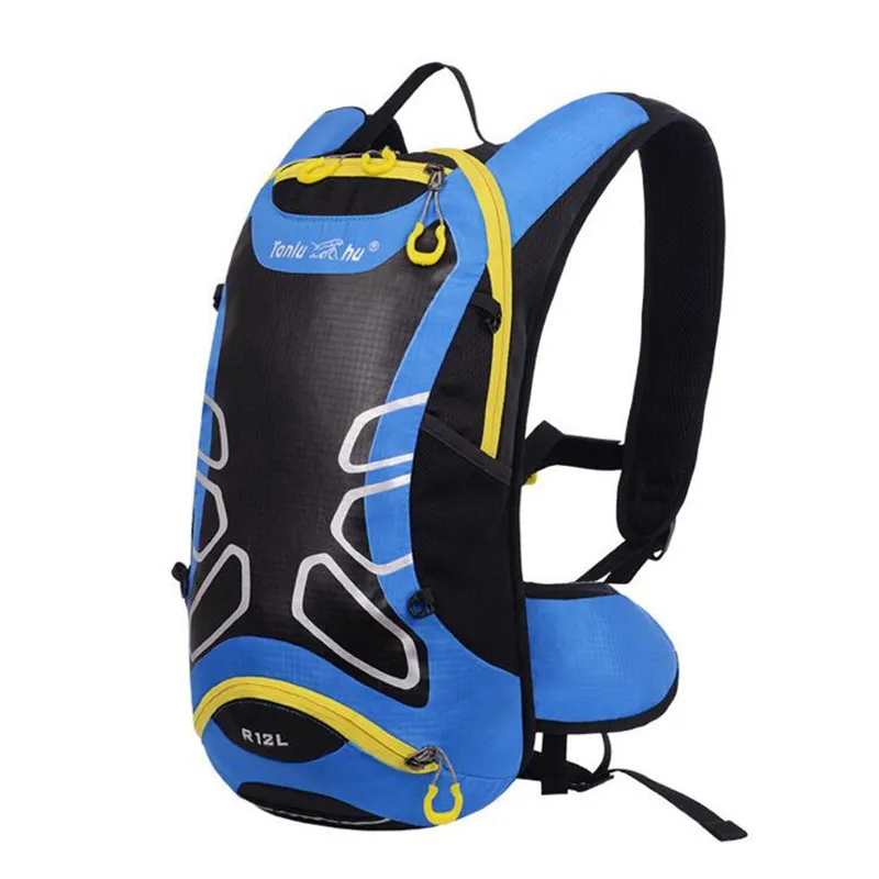 Велосипедные сумки, водонепроницаемые походные сумки для альпинизма, ультралегкие рюкзаки для отдыха на природе, велосипедный рюкзак для мужчин и женщин, маленькая дорожная сумка для катания на лыжах - Цвет: blue