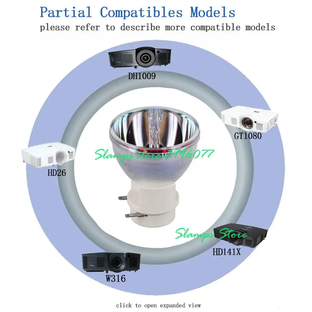 Фонарь проектор для OPTOMA X312 HD141X EH200ST GT1080 HD26 S316 X316 W316 DX346 BR323 BR326 DH1009 фонарь диагональю