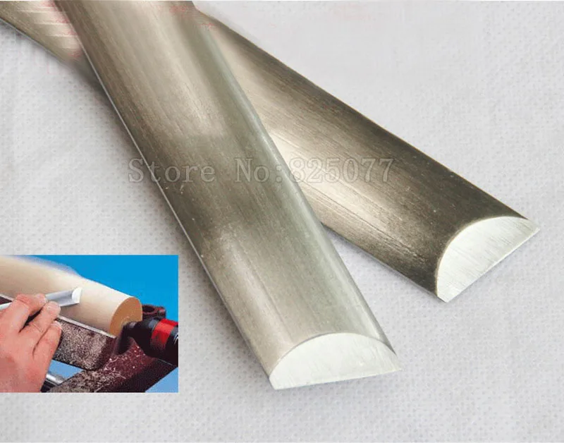 1PCS A2014-A Oval Beveled Knife Wood Lathe Turning HSS Woodturning Tools,Tools for Carving Wood,Carving Chisel JF1624