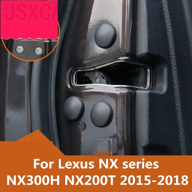 

Car Covers Door Stopper Cover Protective Cover Car Styling Door Screws Protective For Lexus NX series NX300H NX200T 2015-2018