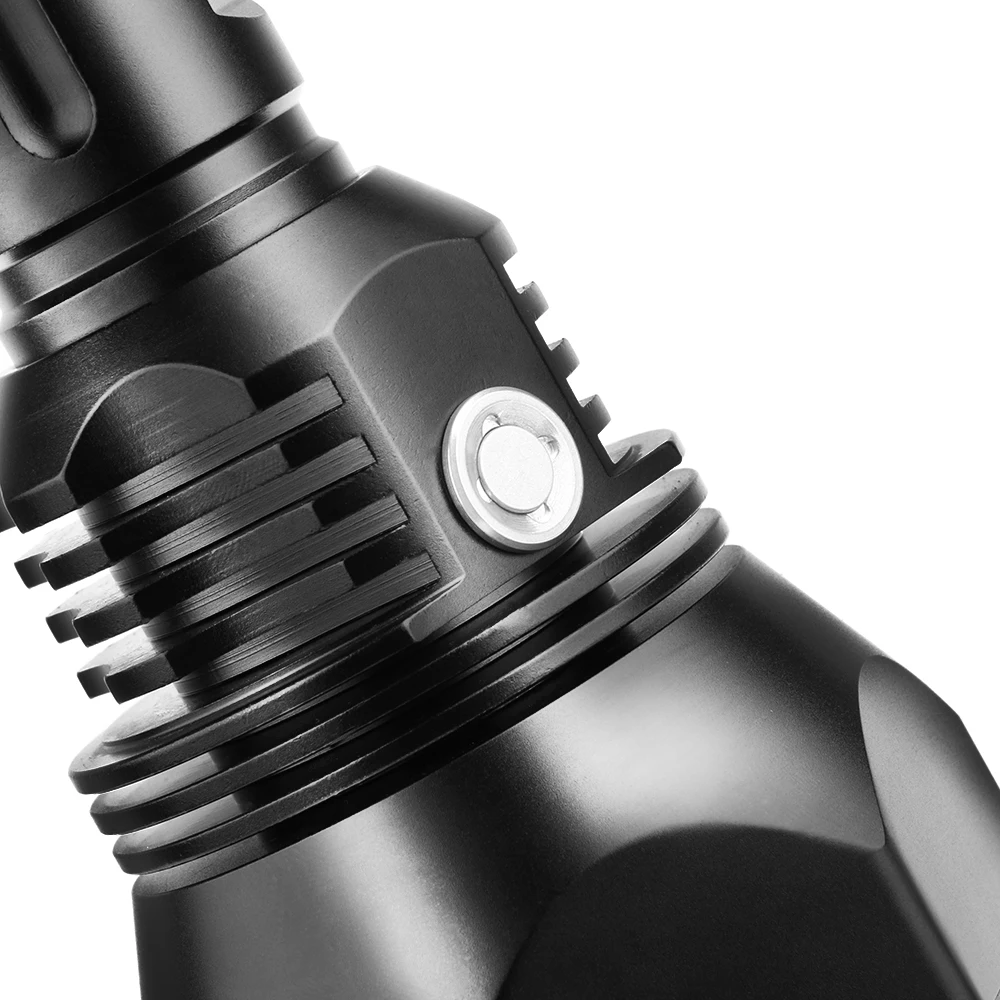 Тактический светодиодный фонарик 18650 Cree XML2 мощный 6000лм военный фонарик для самообороны Регулируемый с зарядным устройством