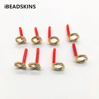 

New arrival! 10mm 100pcs/lot zinc alloy ring shape Stud earring/earrings accessories/Earring parts for earring jewelry making