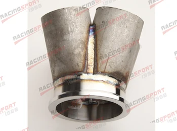 

4-1 4 Cylinder Manifold Header Merge Collector Stainless Steel 2.5" V-Band Vband