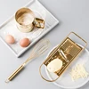 Originality Kitchen Baking Tool Suit Golden Stainless Steel Whisk Screening Cup Of Scraper Egg Powder Mixer Stirring Rotary 1pc ► Photo 1/6