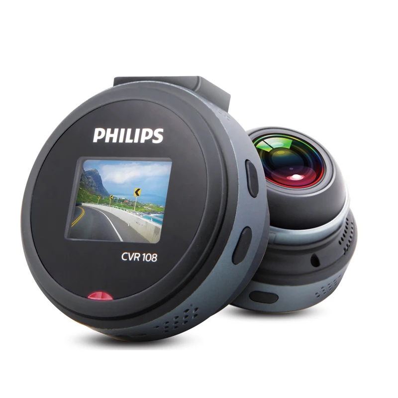 

Philips CVR108 Original Hidden Car DVR Camera 130 Degree Motion Detection Mini Video Recorder Cycling Recording Dash Cam