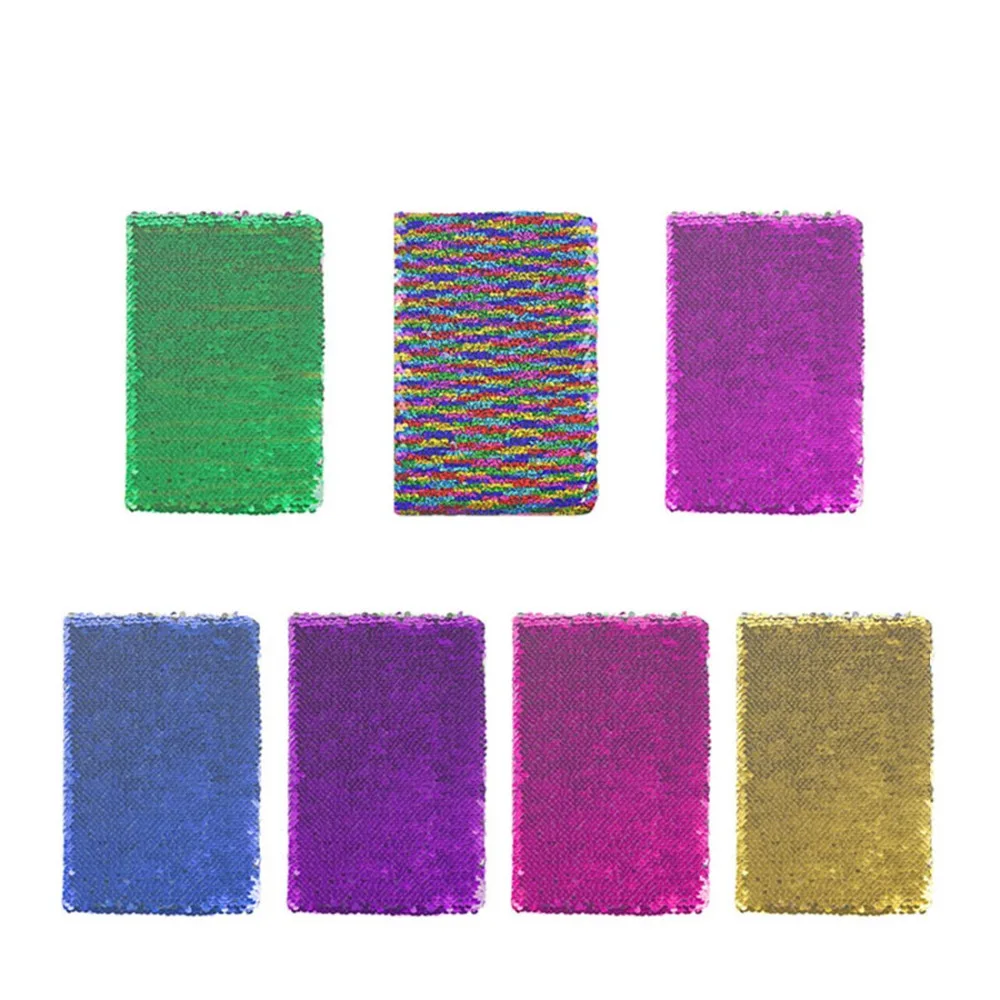 

Notebook Cover Everyday Notebook Supplies Student Stationery Creative Stationery Squama Fish Sequins Handwritten DIY Notebooks