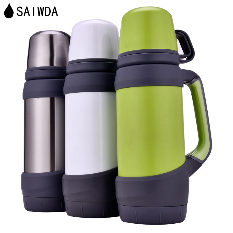 1L 1.2L Thermos Bottle Stainless Steel Vacuum Flask Outdoor High