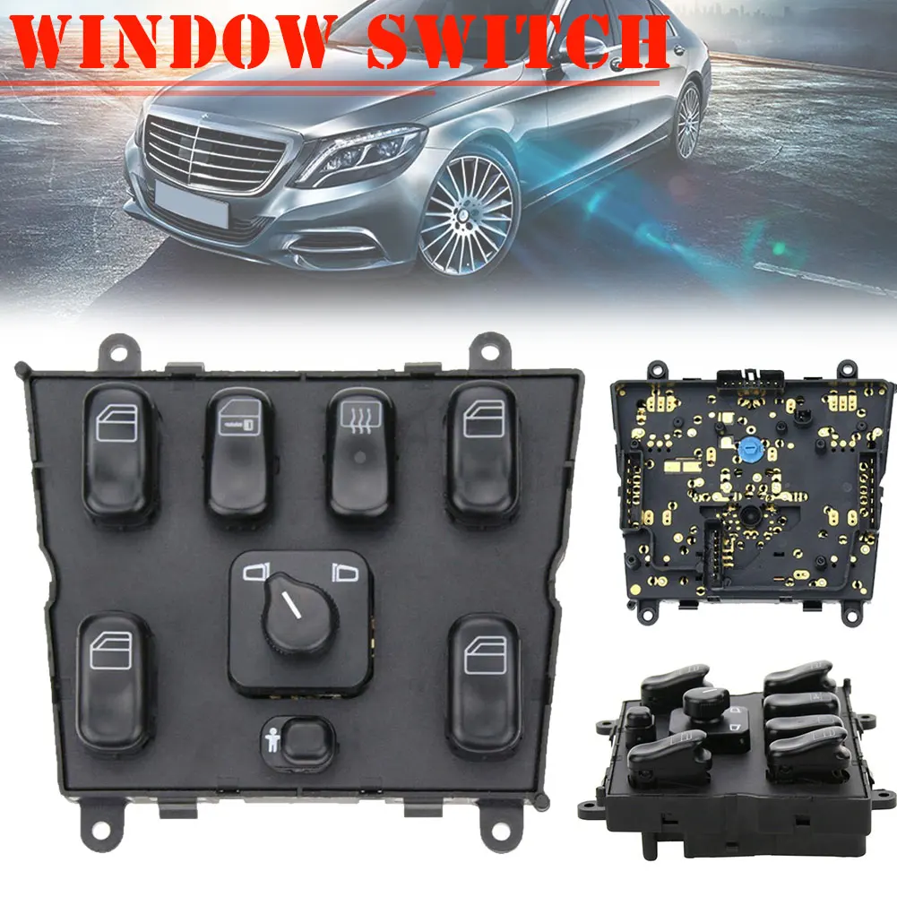 

1 Pcs Car Power Master Window Switch Control 1638206610 for Mercedes-Benz W163 ML320 ML430 DXY88