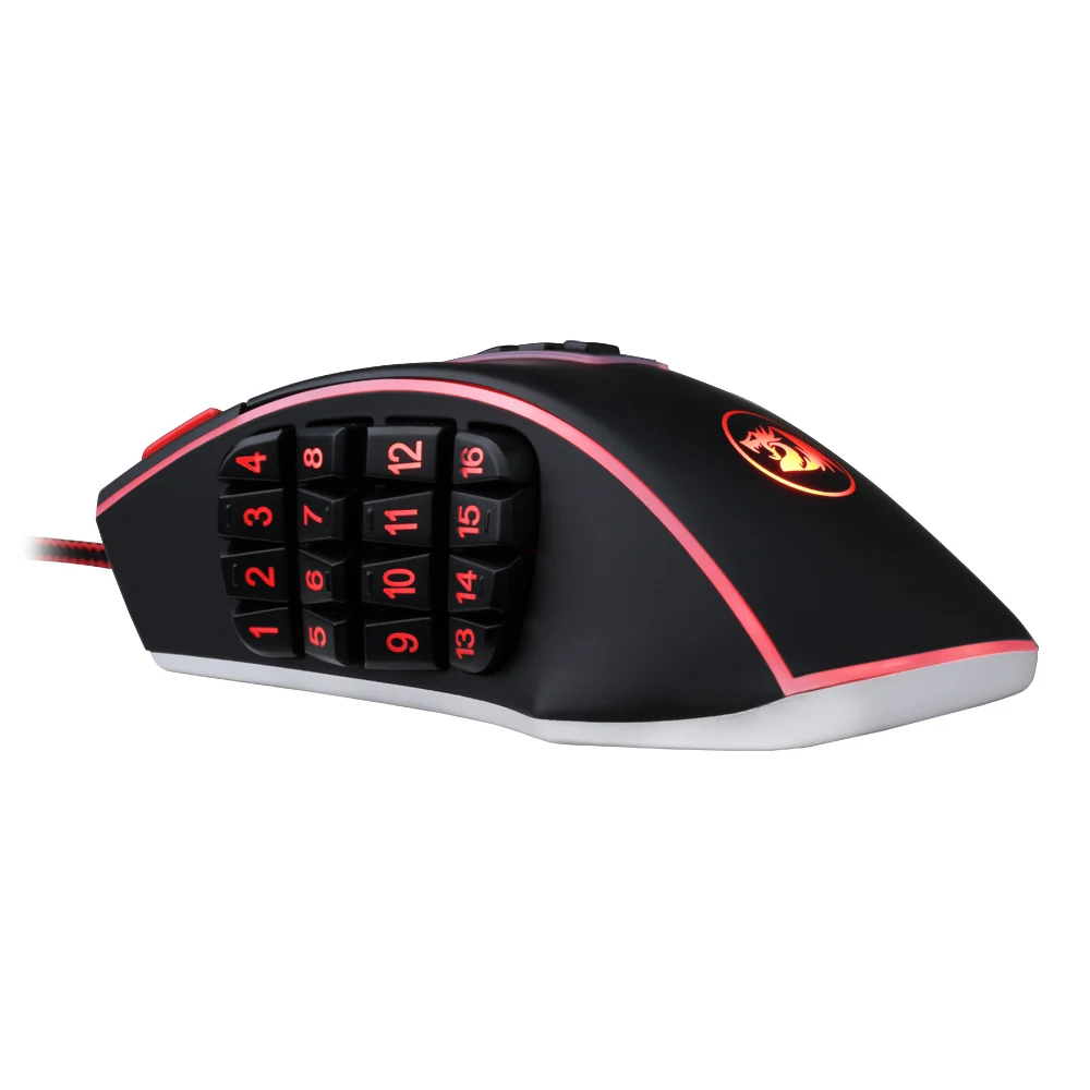 silent wireless mouse Redragon M990 Gaming Mouse with Side Buttons High-Precision Programmable Gamer Mouse 24000 DPI 16 Side Buttons for PC MMO FPS wireless gaming mouse