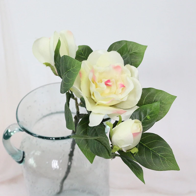 JAROWN Home Flowers Decoration Gardenia Camellia Simulation Flower Wholesale Artificial Flowers Wedding Home Decoration Home (18)