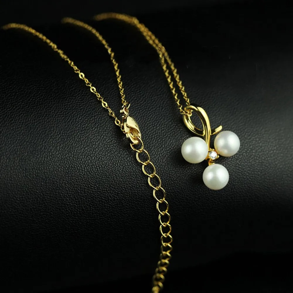 AU750 GOLD AKOYA PEARLS JAPANESE AKOYA 