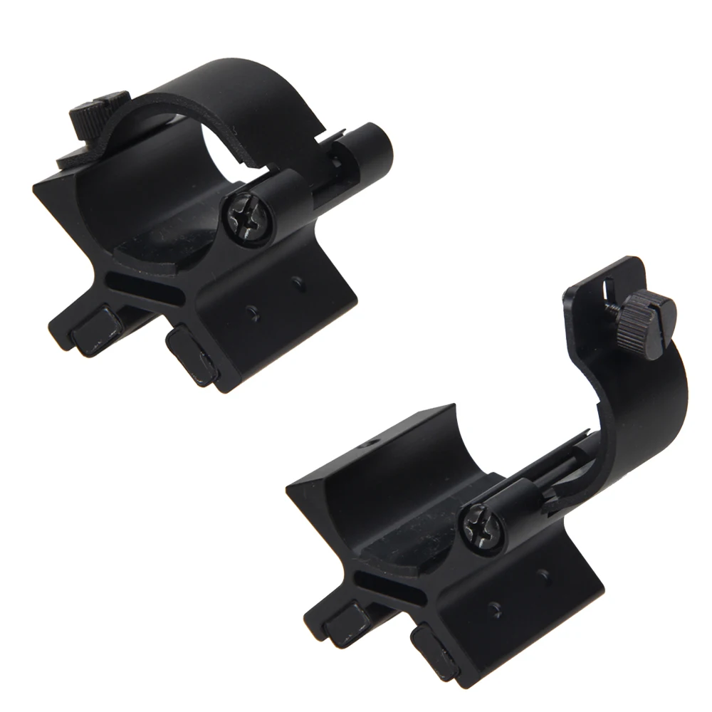 Iluminação para 24-27mm Forte Magnética Dupla Lanterna Rifle Scope Mount Titular Caça Tocha x Arma Tática Montar 6 Acessórios e suporte de extensão